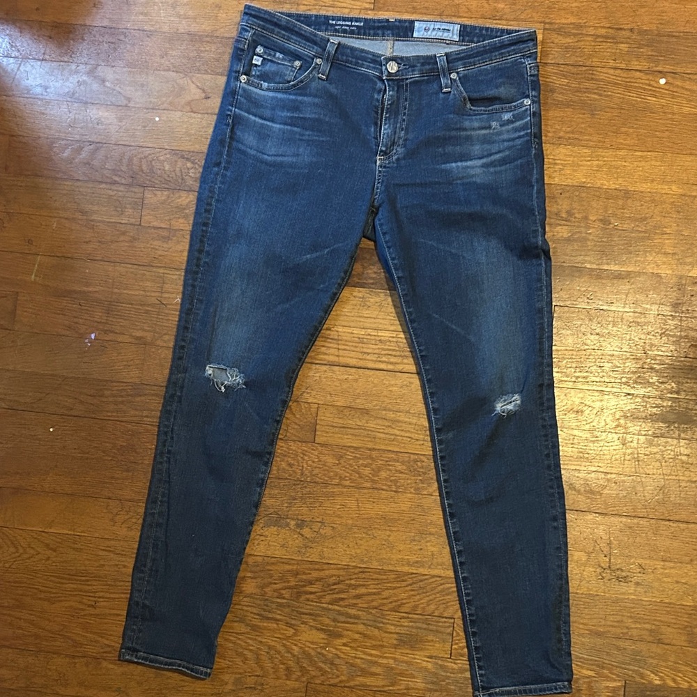 AG Adriano Goldschmied Dark Blue Skinny Jeans